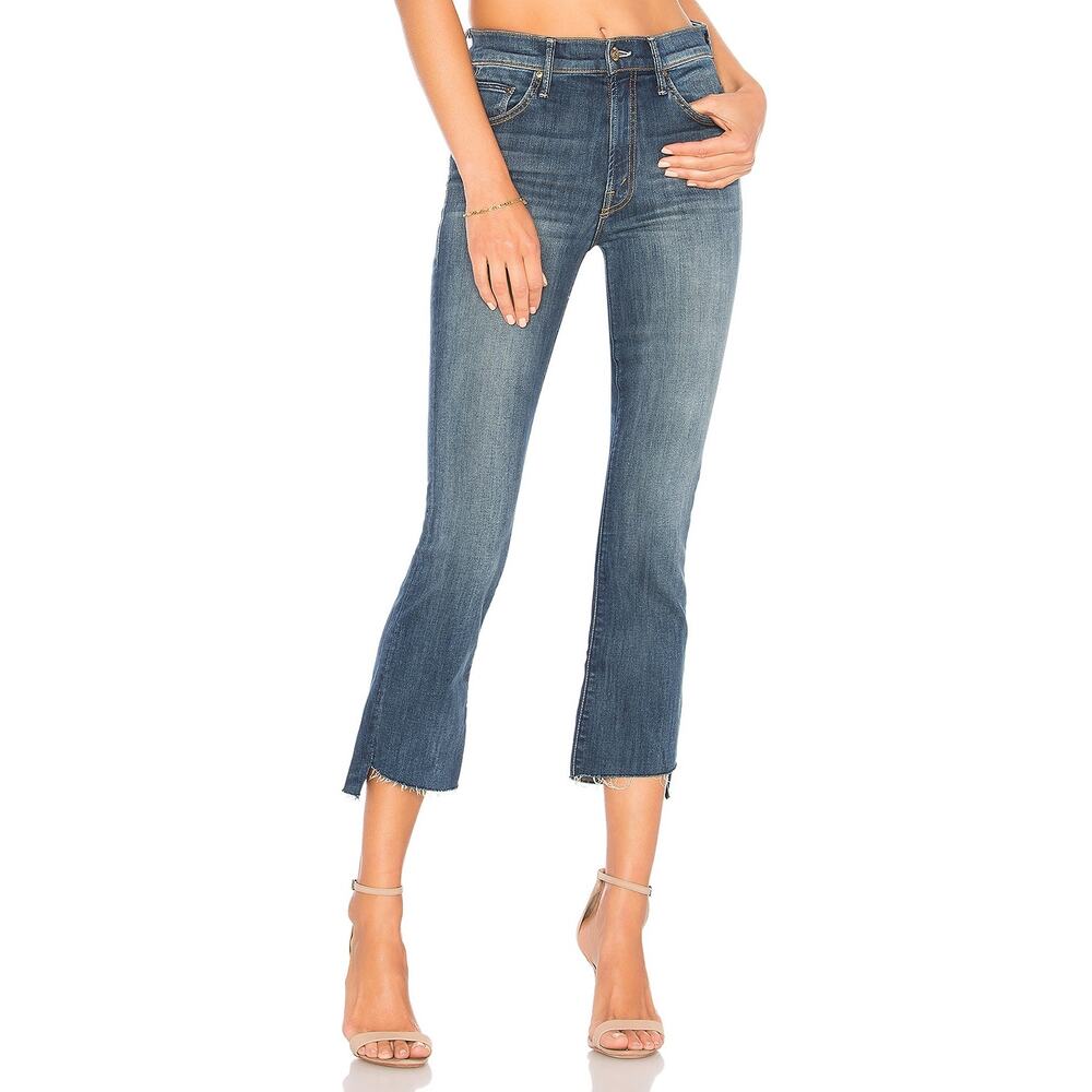 MOTHER Ankle & Cropped Jeans in Blue